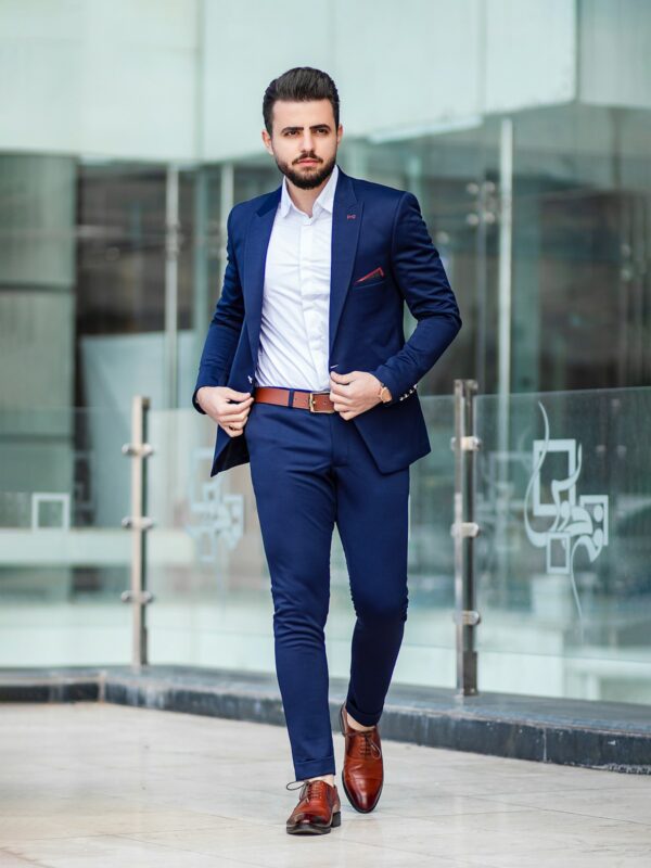 Tailored Navy Suit Blazer in Navy
